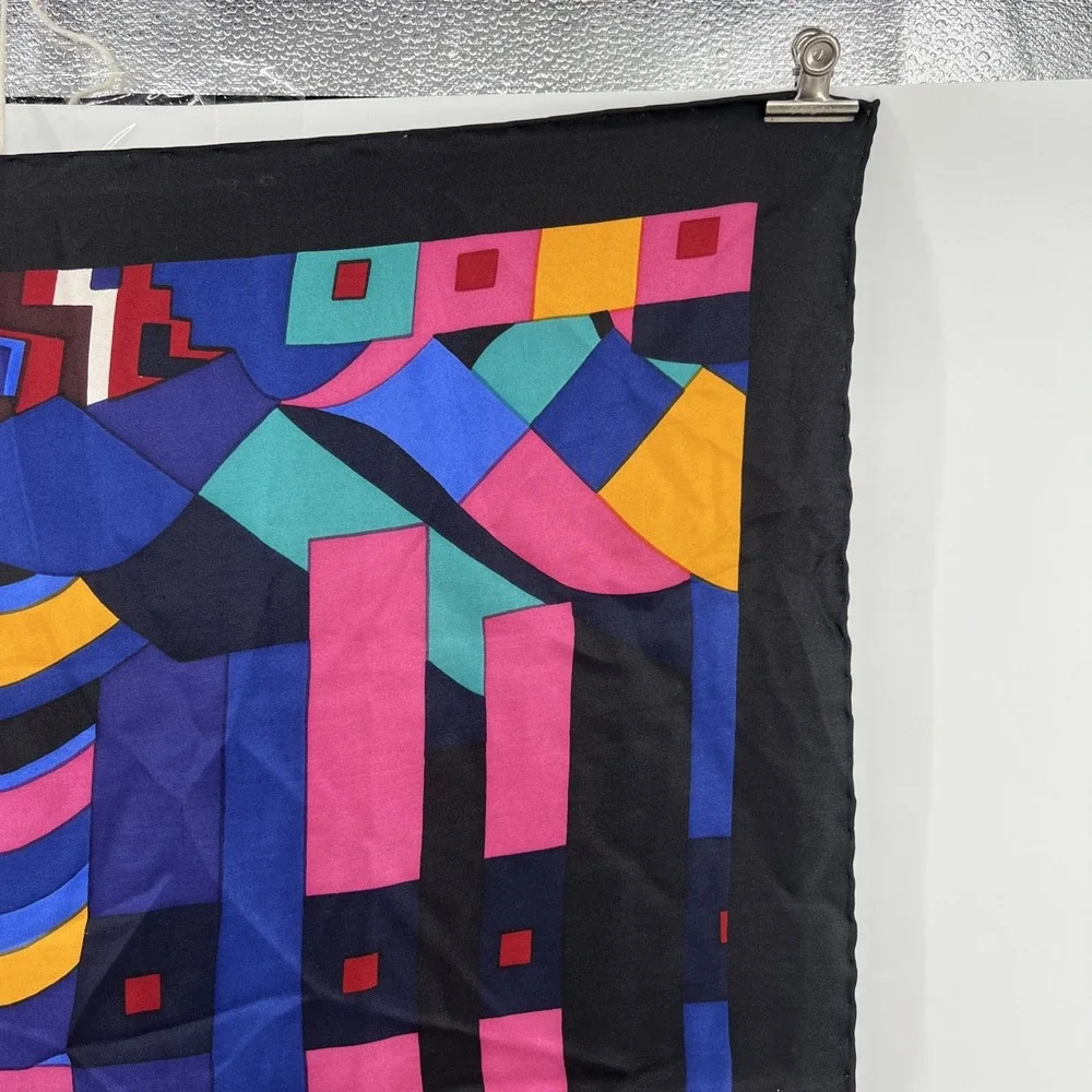 Liberty Of London Vintage Abstract Design 100% Silk Scarf 26